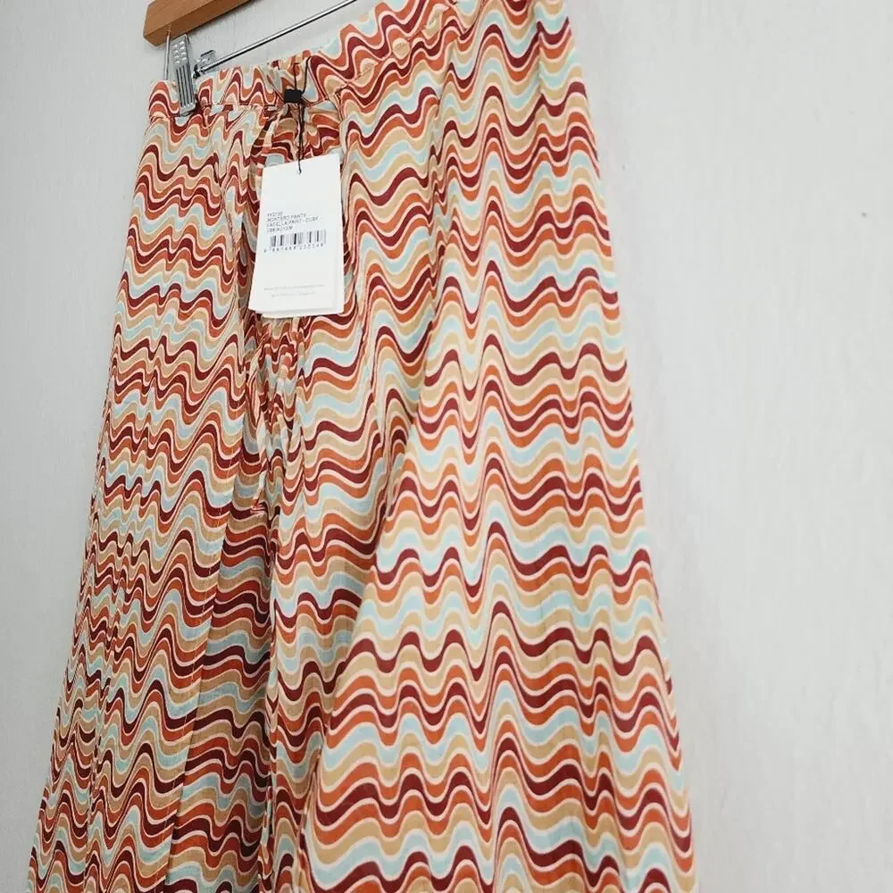 NWT Faithfull The Brand Montero Cotton Split-Leg Boho Pants Vadella Medium - Picture 9 of 13